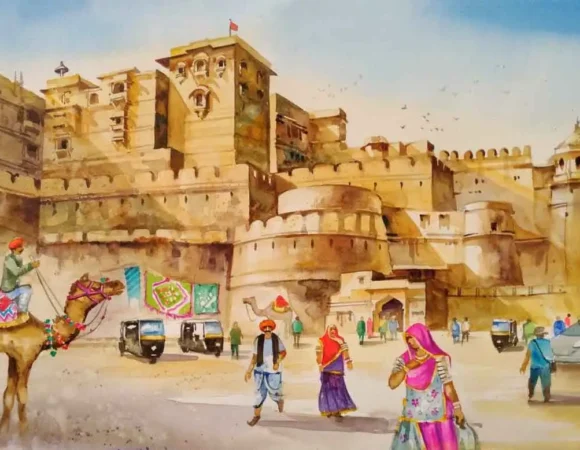 Jaisalmer Fort : A Golden Citadel Rising from the Sands of Time