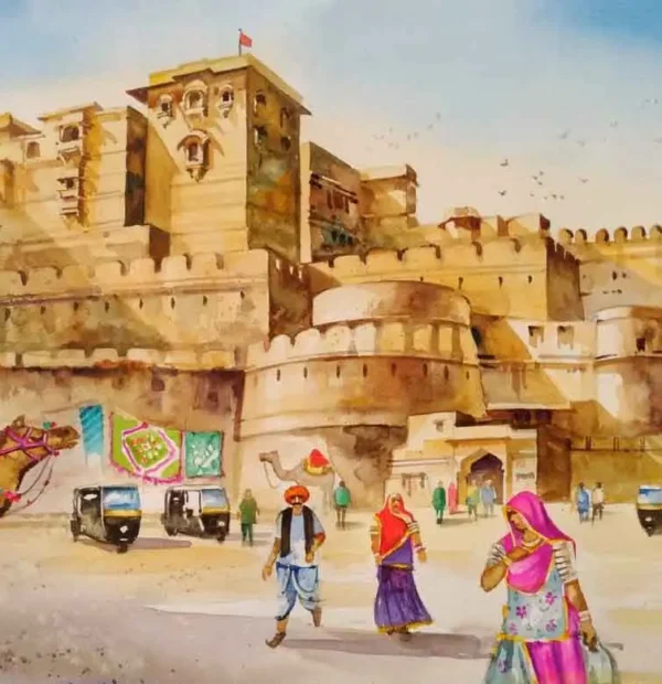 Jaisalmer Fort : A Golden Citadel Rising from the Sands of Time